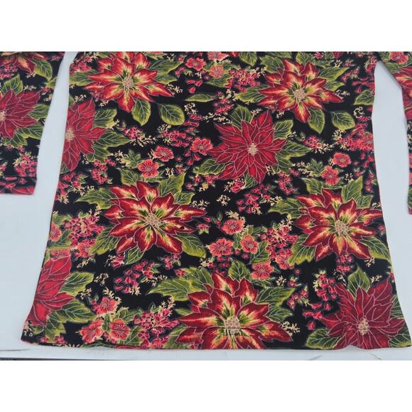 The Vermont Country Store Red Floral Top Size Small VTG - Picture 7 of 16